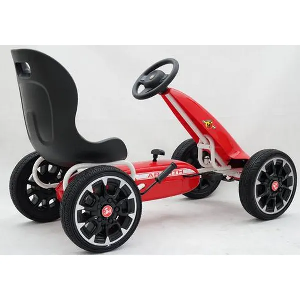 Продукт Картинг Abarth Pedal Go Kart с меки гуми, лицензиран модел  - 0 - BG Hlapeta