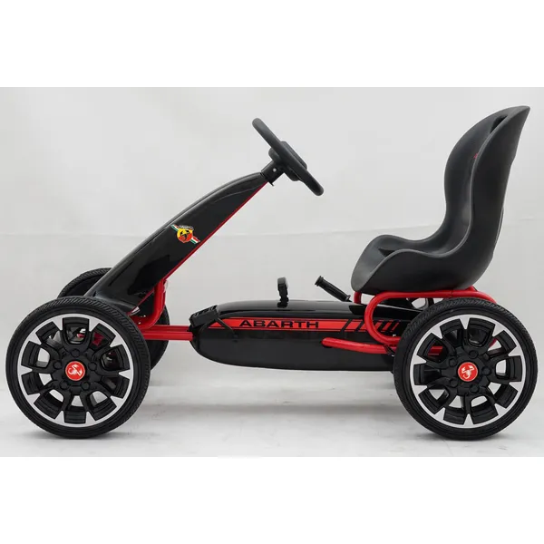 Продукт Картинг Abarth Pedal Go Kart с меки гуми, лицензиран модел  - 0 - BG Hlapeta