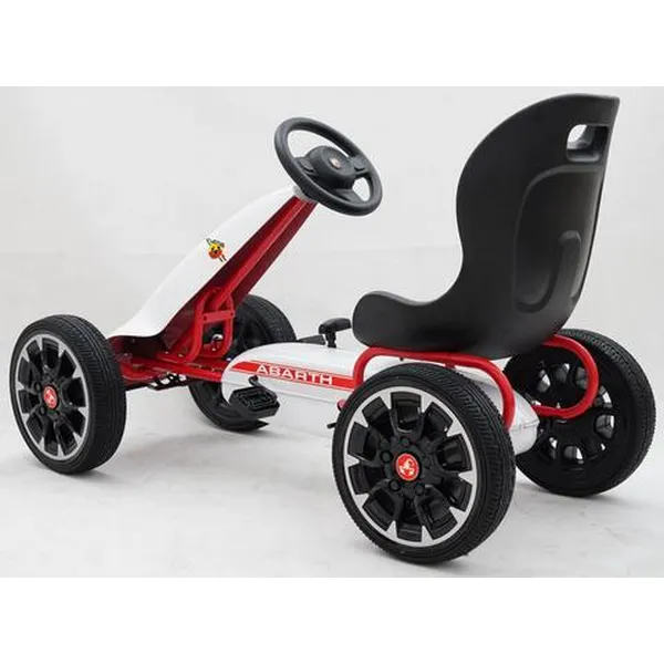 Продукт Картинг Abarth Pedal Go Kart с меки гуми, лицензиран модел  - 0 - BG Hlapeta