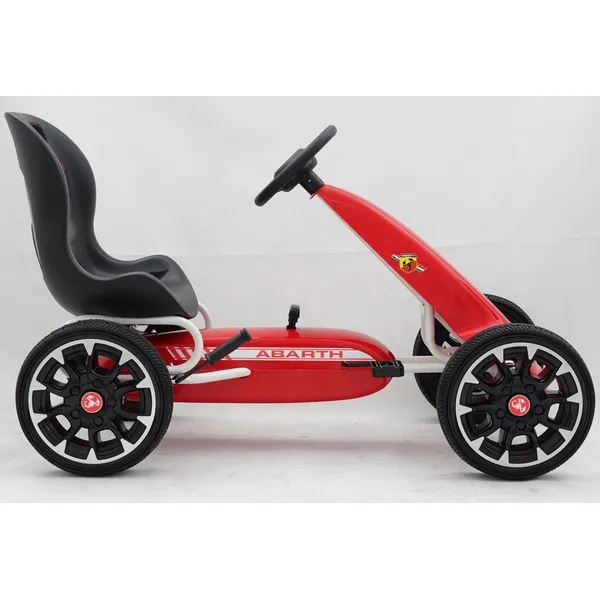 Продукт Картинг Abarth Pedal Go Kart с меки гуми, лицензиран модел  - 0 - BG Hlapeta