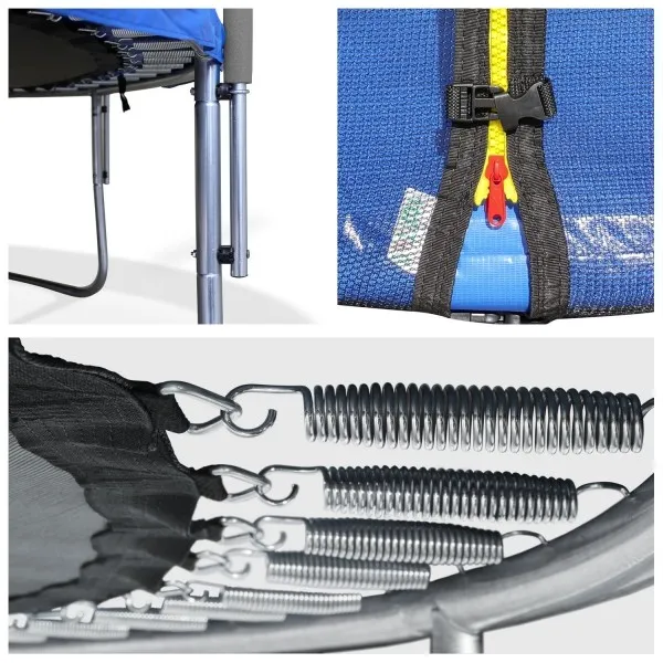 Продукт Buba 366см (12ft) - Батут с външна мрежа + стълба + джоб за обувки - 0 - BG Hlapeta