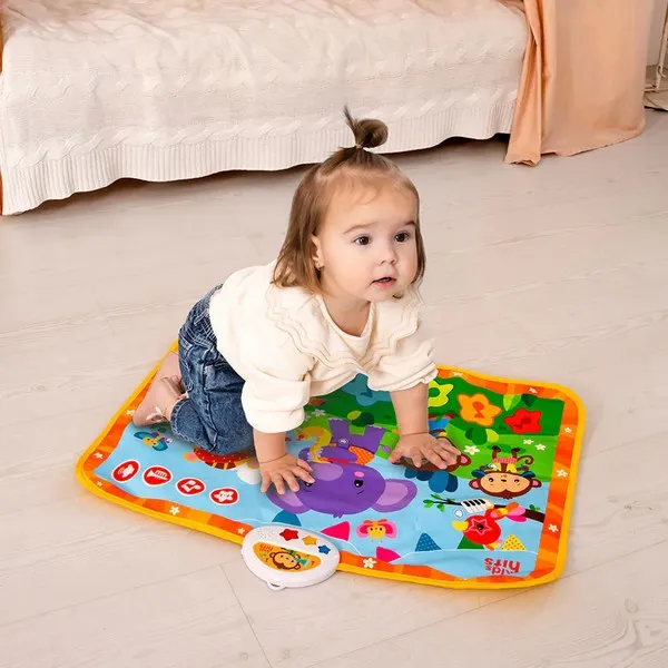 Продукт Kids Hits - Музикално Килимче с Диви Животни - 0 - BG Hlapeta