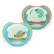 Philips AVENT Ultra Air NightTime - 2 броя светещи в тъмното, ортодонтски силиконови залъгалки, 6-18м, с картинки, в кутия за стерилизиране 2