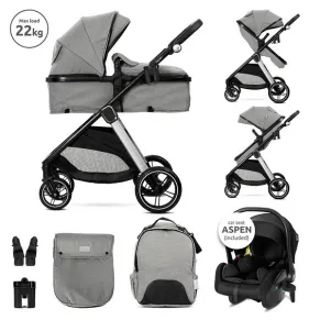 Lorelli ASPEN - Детска количка 3в1 с трансформираща седалка