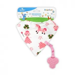 Lorelli - Лигавник бандана с гризалка и държач Lorelli - Лигавник бандана с гризалка и държач