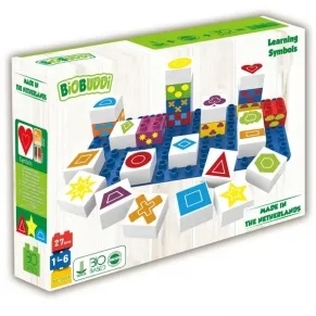 Biobuddi - Конструктор Био Бъди – Кубчета с геометрични фикури