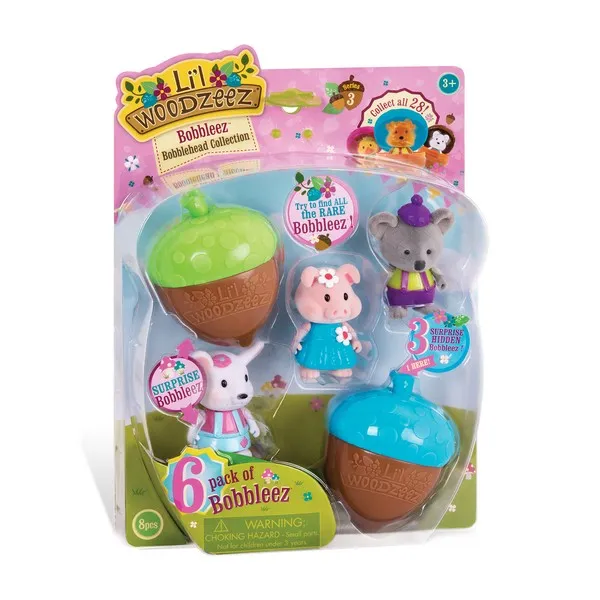 Battat Li’l Woodzeez – три фигурки и два жълъда