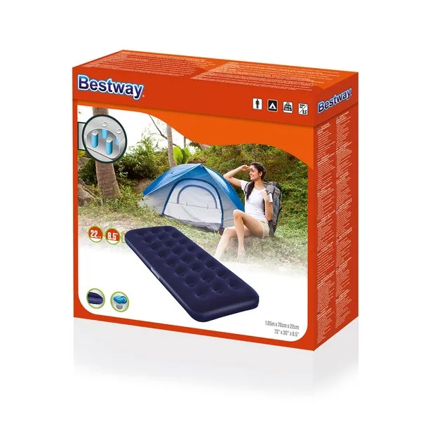 Продукт Bestway Flocked Airbed - Надуваем матрак 185х76 - 0 - BG Hlapeta
