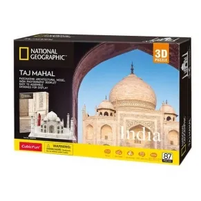 CubicFun INDIA TAJ MAHAL NATIONAL GEOGRAPHIC - 3D Пъзел 87 части 
