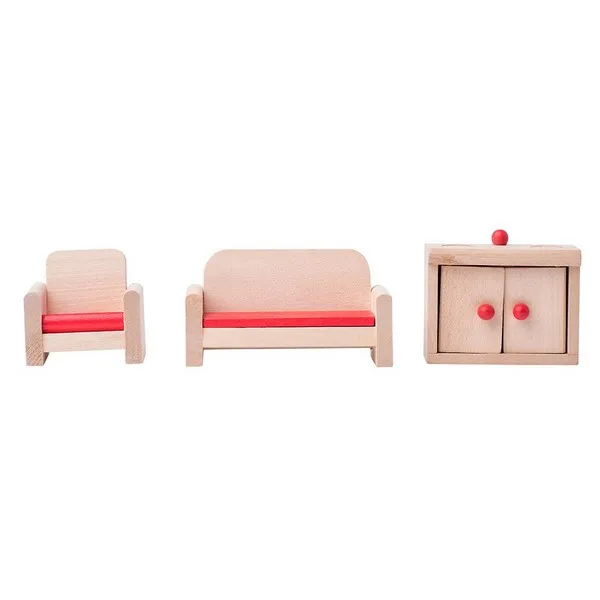 Продукт Woody Яна - Дървена къща, с аксесоари и две кукли - 0 - BG Hlapeta