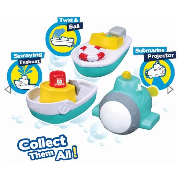 Продукт Bburago Junior - Комплект за игра с три плавателни средства - 0 - BG Hlapeta