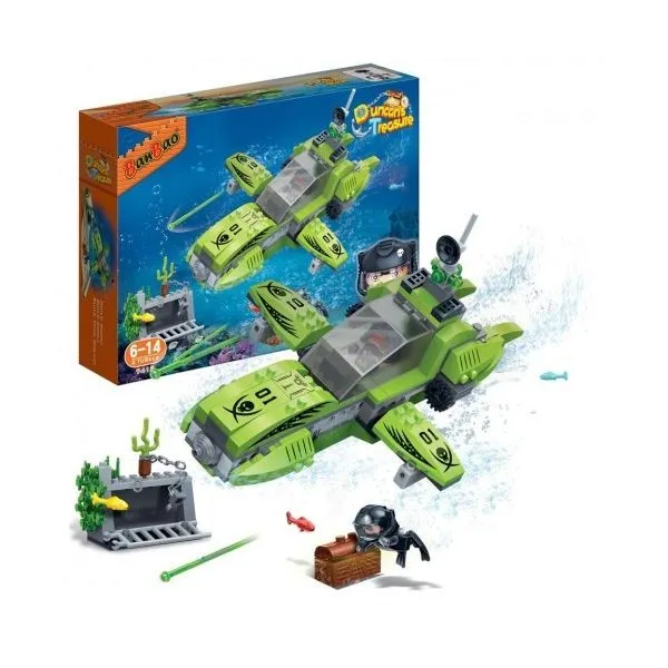 Продукт BanBao Съкровището на Дънкан Изследователски подводен кораб - Конструктор 203 части. - 0 - BG Hlapeta