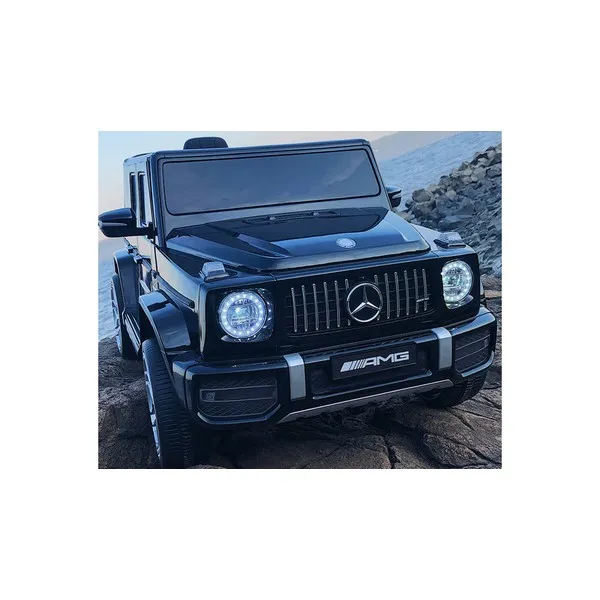 Продукт Акумулаторен джип Mercedes Benz G63 с меки гуми и кожена седалка - 0 - BG Hlapeta