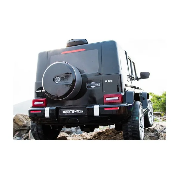 Продукт Акумулаторен джип Mercedes Benz G63 с меки гуми и кожена седалка - 0 - BG Hlapeta
