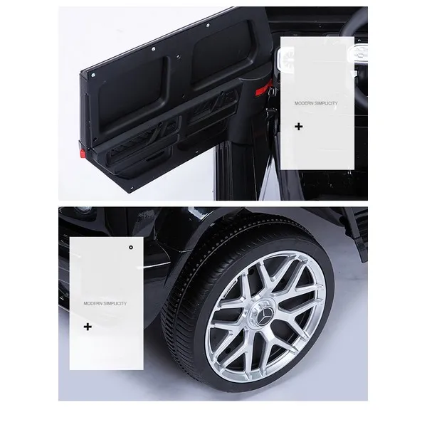 Продукт Акумулаторен джип Mercedes Benz G63 с меки гуми и кожена седалка - 0 - BG Hlapeta