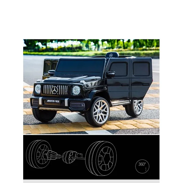 Продукт Акумулаторен джип Mercedes Benz G63 с меки гуми и кожена седалка - 0 - BG Hlapeta