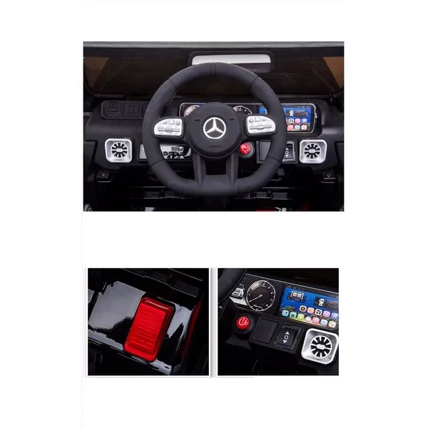 Продукт Акумулаторен джип Mercedes Benz G63,12V с меки гуми и кожена седалка  - 0 - BG Hlapeta