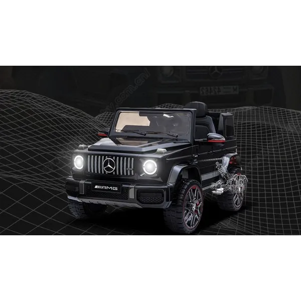 Продукт Акумулаторен джип Mercedes Benz G63,12V с меки гуми и кожена седалка  - 0 - BG Hlapeta