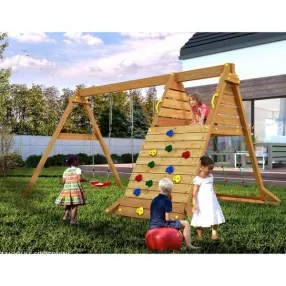 Fungoo Spider KING - детска люлка и стена за катерене