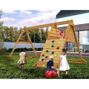 Fungoo Spider KING - детска люлка и стена за катерене