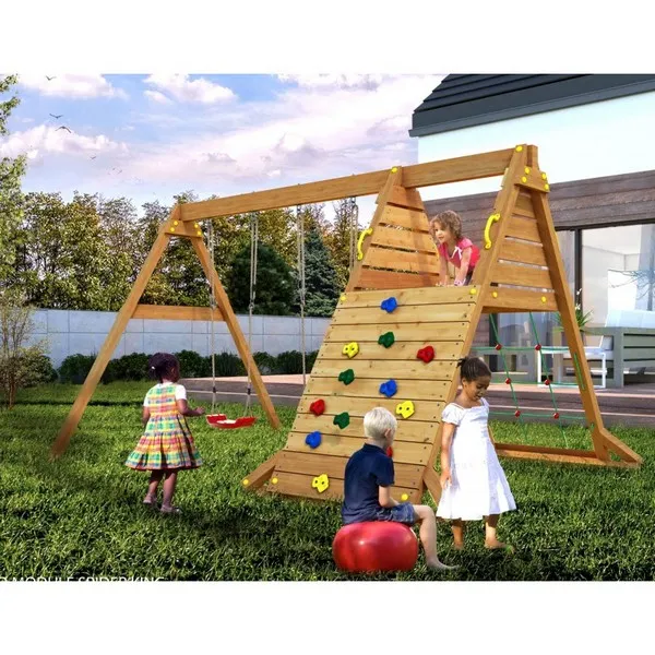 Fungoo Spider KING - детска люлка и стена за катерене