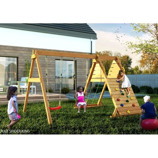 Продукт Fungoo Spider KING - детска люлка и стена за катерене - 0 - BG Hlapeta