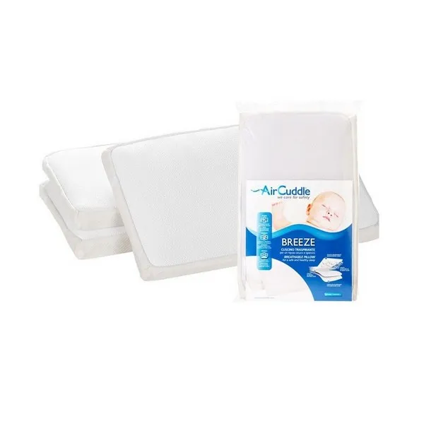 Продукт AirCuddle BREEZE възглавница за кошара с непромокаем протектор - 50x30 см, 6 м+ - 0 - BG Hlapeta