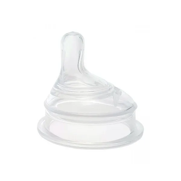 Kikkaboo АНТИКОЛИК - Биберон силиконов за стъклено шише