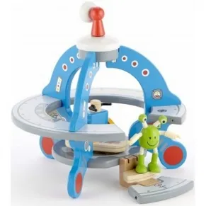 Hape - Дървен комплект НЛО
