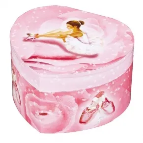 Trousselier - Балерина  - Голямо сърце - Светеща в тъмното музикална кутия