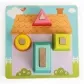 Продукт Andreu toys Цветна къща - Низанка-пъзел с геометрични форми - 7 - BG Hlapeta