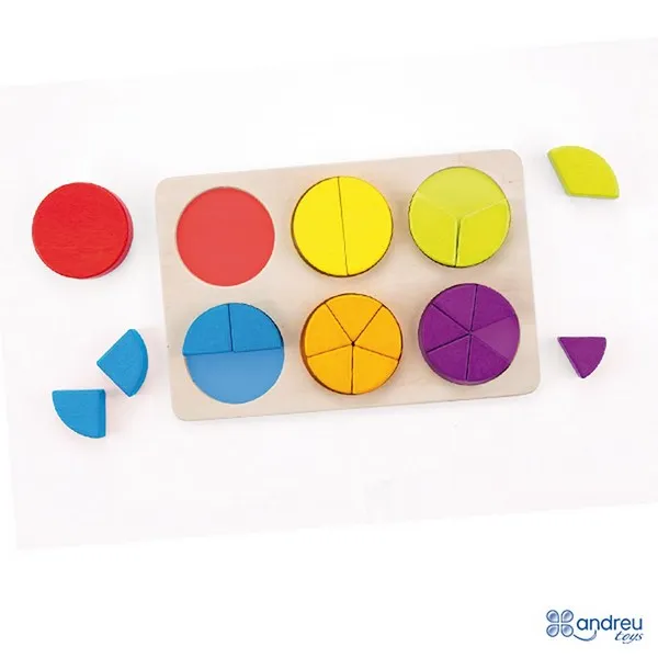 Продукт Andreu toys - Обучителен пъзел, Числа, броене и дроби - 0 - BG Hlapeta