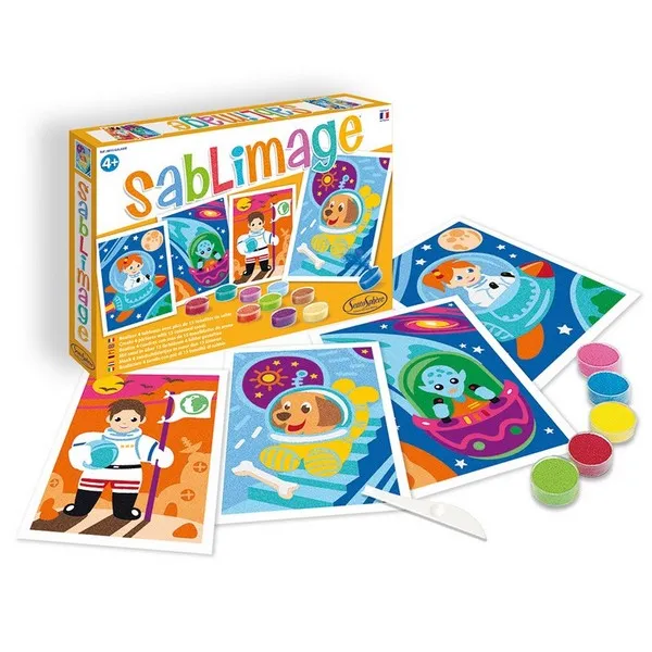 Продукт Sentosphere - Комплект за рисуване с цветен пясък - 0 - BG Hlapeta