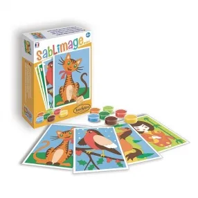 Sentosphere - Комплект за рисуване с пясък в различни цветове Sentosphere - Комплект за рисуване с пясък в различни цветове