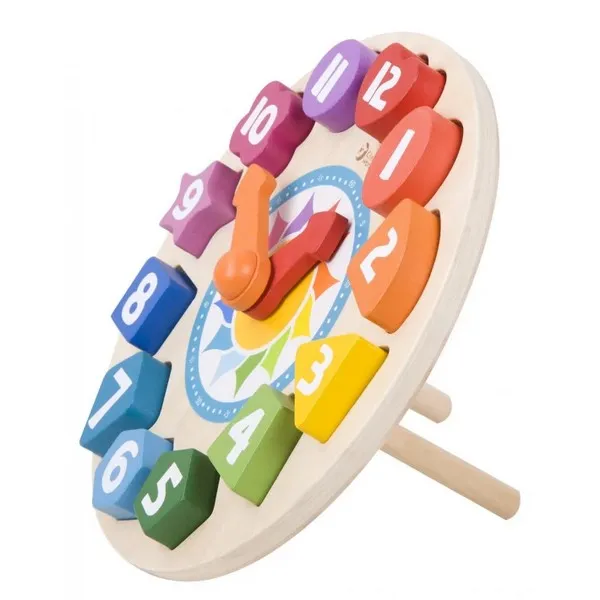 Продукт Classic world - Дървен образователен часовник - 0 - BG Hlapeta