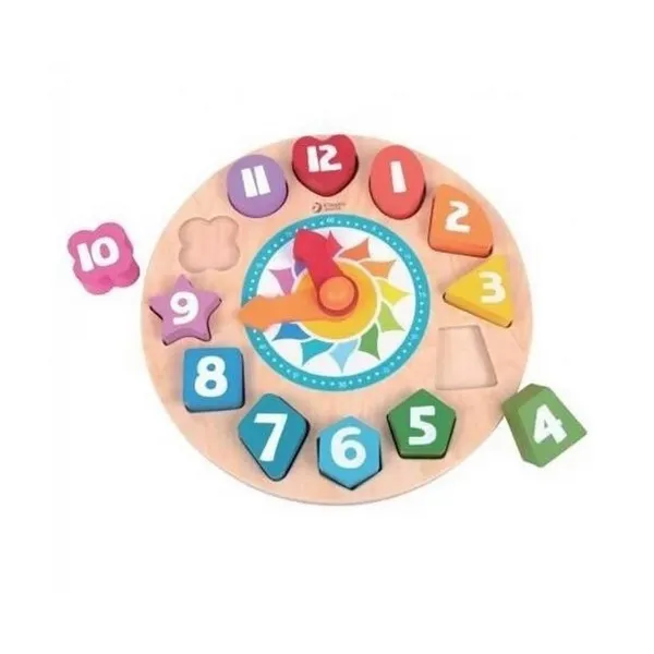 Продукт Classic world - Дървен образователен часовник - 0 - BG Hlapeta