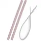 Продукт Minikoioi Flexi Straws - Силиконови сламки 2 бр. + четка - 5 - BG Hlapeta