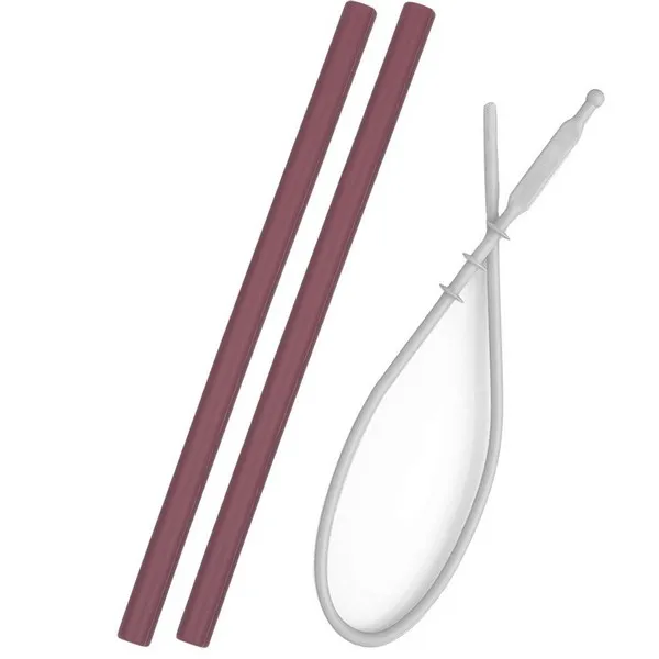 Продукт Minikoioi Flexi Straws - Силиконови сламки 2 бр. + четка - 0 - BG Hlapeta