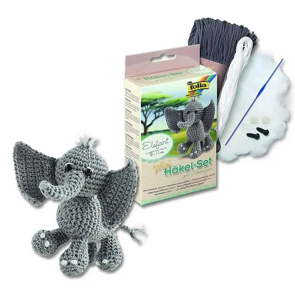 Продукт Folia Bringmann Слончето Димбо - Комплект за плетене на една кука - 0 - BG Hlapeta