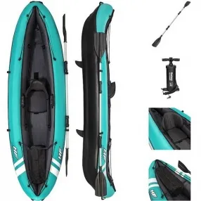 BESTWAY Hydro-Force Ventura - Надуваем ЕДНОМЕСТЕН каяк, 280x86 cm, с гребла, помпа и седалка в комплекта
