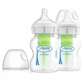 Dr.Brown's Wide-Neck Options+ - Шишета 2 бр. 150ml