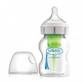 Dr.Brown's Wide-Neck Options+ - Стъклено шише 150 ml.