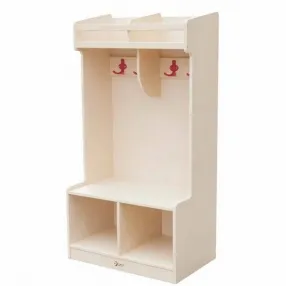 Classic world educational - Ученически гардероб за дрехи и обувки за 2 деца