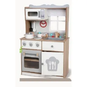 Moni Toys - Дървена Кухня с прибори Moni Toys - Дървена Кухня с прибори