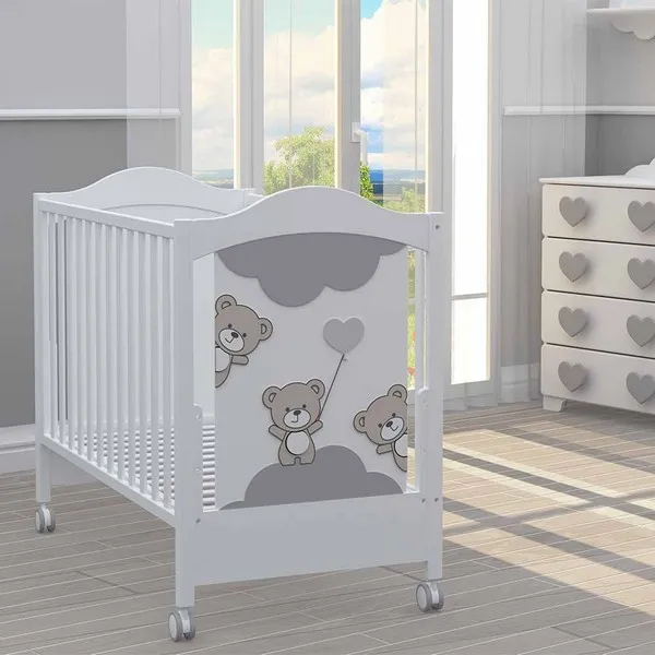 Продукт Bambino Casa Tre Orsetti Grigio - Бебешко креватче  - 0 - BG Hlapeta