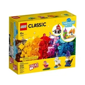 LEGO Classic Творчески прозрачни тухлички - Конструктор