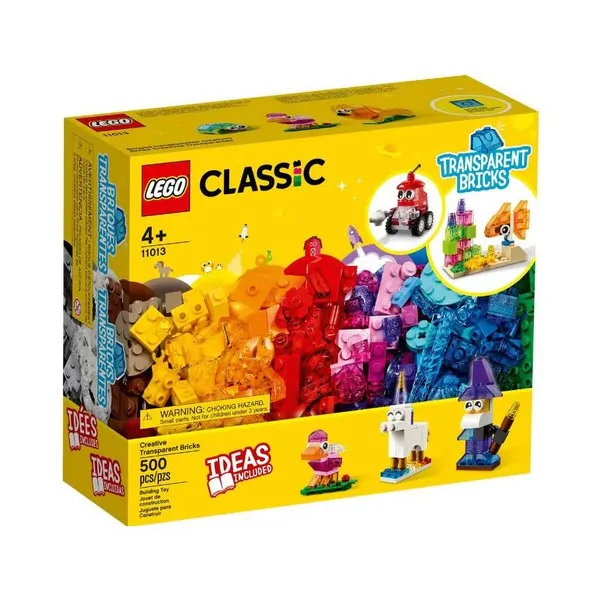 LEGO Classic Творчески прозрачни тухлички - Конструктор