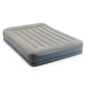 INTEX Pillow Rest Queen Mid-Rise - Надуваем матрак с вградена помпа 152 х 203 х 30 см.