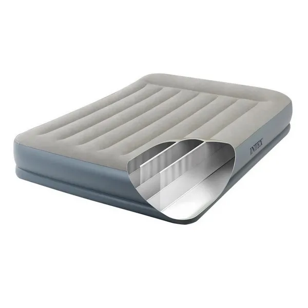 Продукт INTEX Pillow Rest Queen Mid-Rise - Надуваем матрак с вградена помпа 152 х 203 х 30 см. - 0 - BG Hlapeta