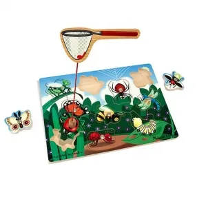 Melissa and Doug Магнитно кепче за буболечки - Дървен пъзел 